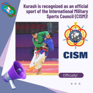 Kurash is recognized as an official sport of the International Military Sports Council (CISM)!